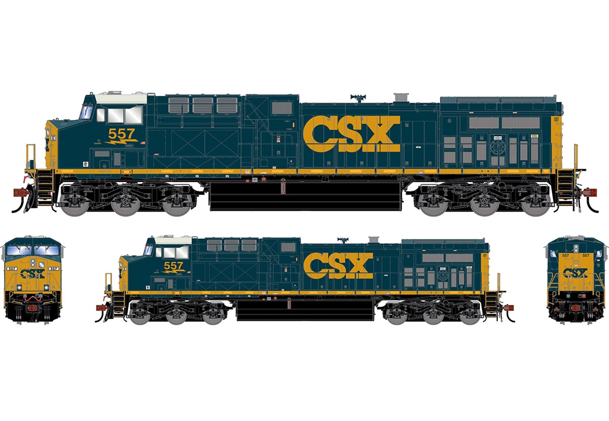 AC4400CW (Standard DC): CSX #557 | Athearn Genesis