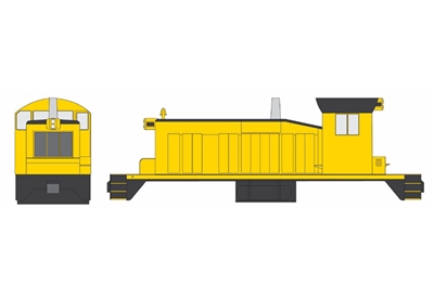 EMD SW1 Phase III (DCC, Sound): Undec Generic Black & Yellow, No ...