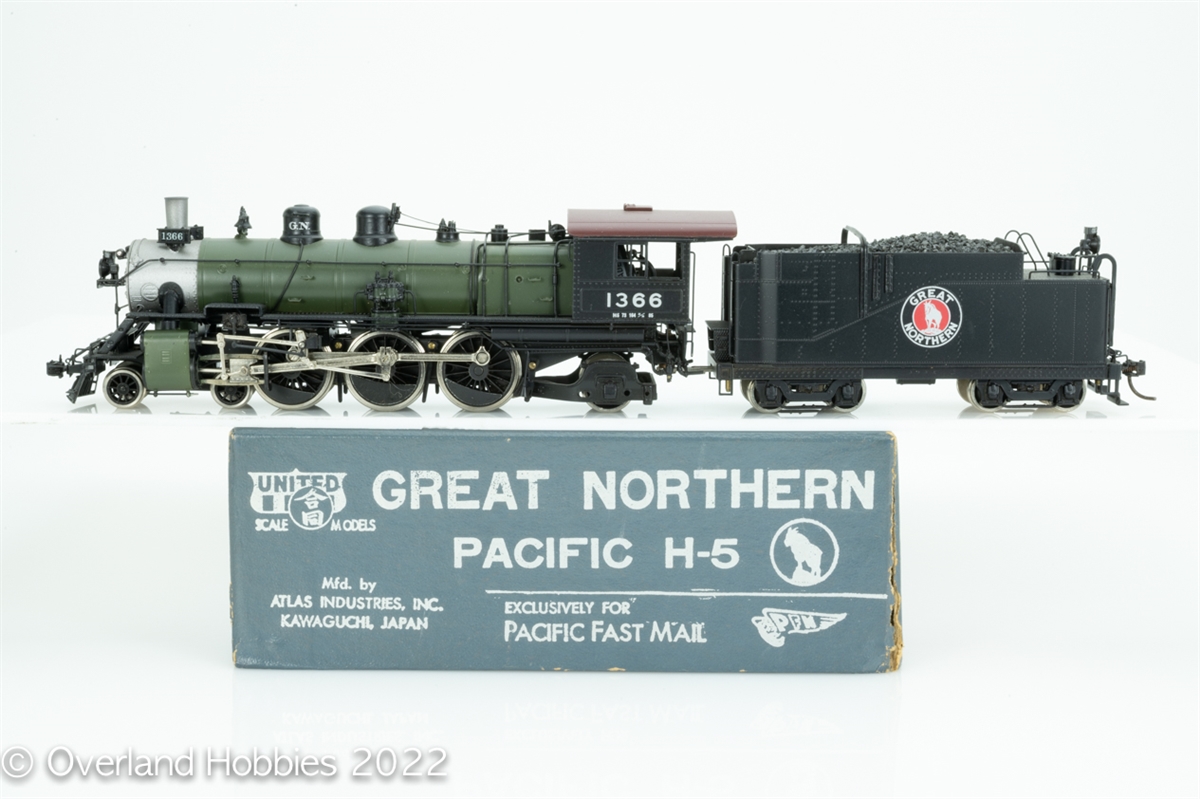 Pacific' class H-5 4-6-2: GN #1366 | Pacific Fast Mail (PFM)